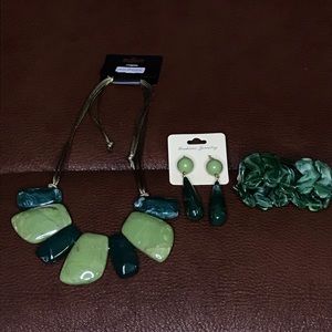 Green marble Set